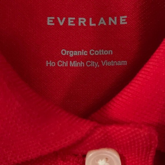 Everlane Red The Oversized Polo Top Shirt Size Small New with Tags - Picture 11 of 11